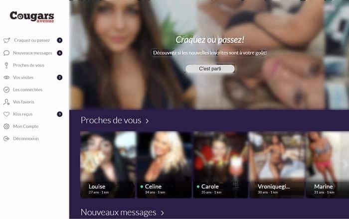 Page d'accueil du site