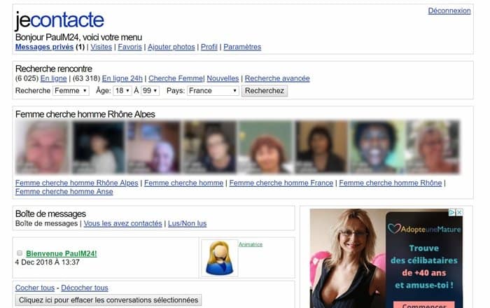 site Jecontacte