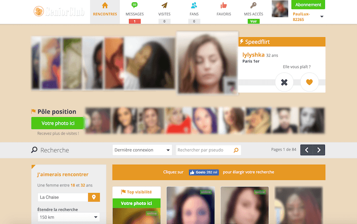 Seniorclub rencontre page d'accueil