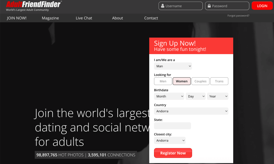 adultfriendfinder avis