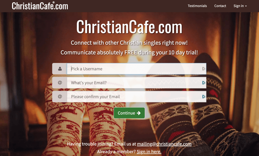 christian cafe